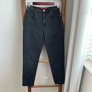 Vintage Gloria Vanderbilt High Rise Black Denim Jean